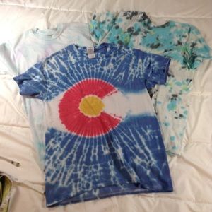 Trio of Tye Dyes